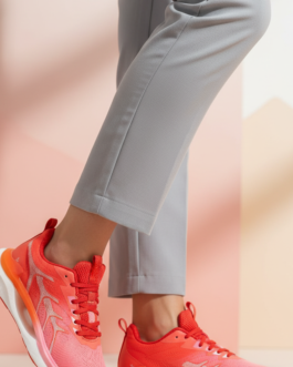 Orange Casual Sneaker For Women