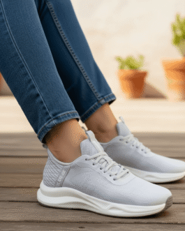 Grey Casual Sneaker For Women
