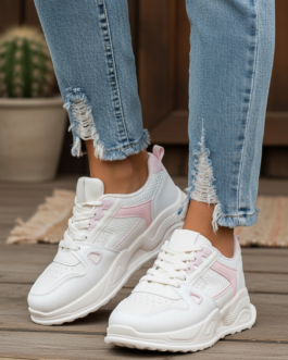 Pink Casual Sneaker For Ladies