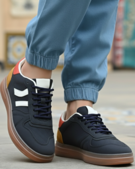 Navy Casual Sneaker For Women