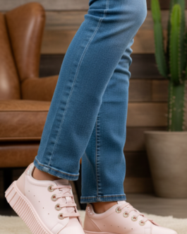 Pink Casual Sneaker For Women