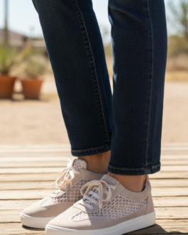 Beige Casual Women Sneaker