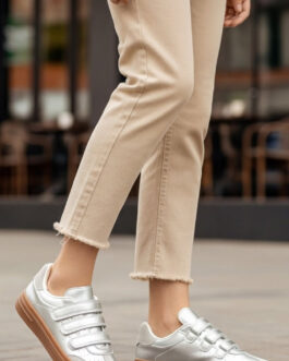 Silver Casual Women Sneaker