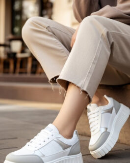 White Casual Women Sneaker