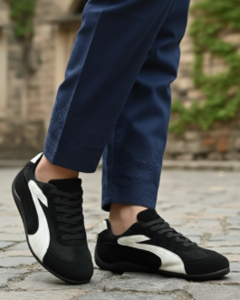 Black Casual Sneaker For Ladies
