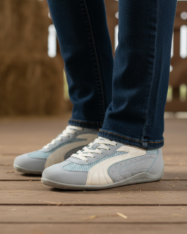 Sky Blue Casual Sneaker For Ladies