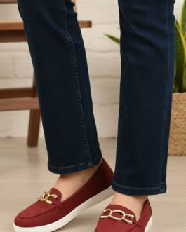 Maroon Casual Sneaker For Ladies