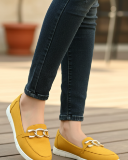 Mustard Casual Sneaker For Ladies