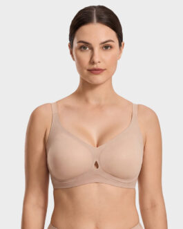 Teardrop Cutout Support Bra
