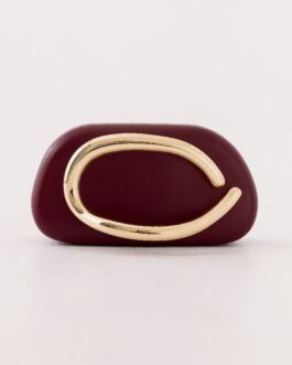 Avenna Clutch Bag - Maroon