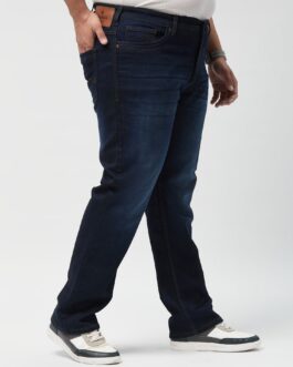 Plus Size Men Kelvin Fit Medum Wash Stretch Jeans?