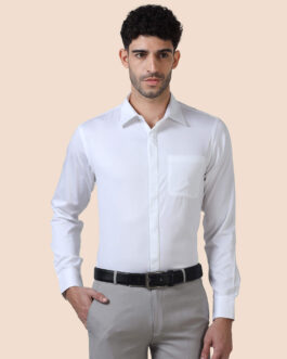Bennet White Shirt With Concealed Placket