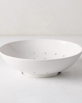 Little Wish White Ceramic Berry Bowl