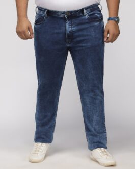 Plus Size Men Stretchable Kevin Fit Jeans - True Blue Frost Wash