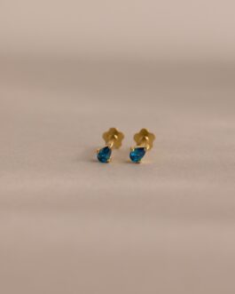 Teardrop Birthstone Flatback Studs