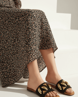 Black Casual Slipper