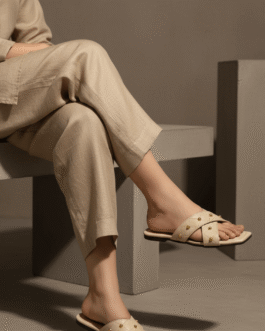 Cream Casual Slipper