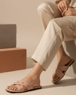 Pink Casual Slipper For Ladies