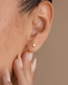 Opal Flat Back Studs