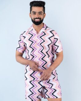 Chevron Printed  Co-ords Set
