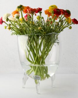 Cis Large Scissor-Cut Glass Bowl