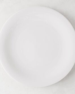 City White Porcelain Dinner Plate