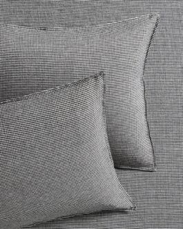 Little Wish Petite Gingham Linen Pillow Shams Set of 2