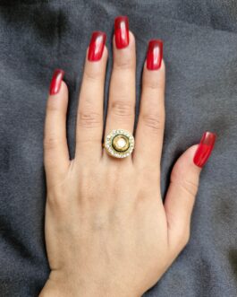 Women Kundan Ring