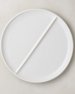 Handmade Ceramic Divided Plate