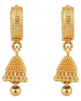 Women/Girls Traditional Gold Plated Jhumki Earring Brass Jhumki Earring
