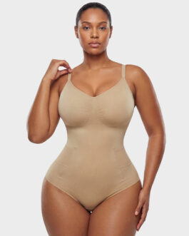 Deep V Camisole Bodysuit Shapewear
