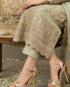 Golden Fancy Bridal Sandal