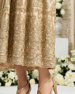 Golden Fancy Bridal Sandal