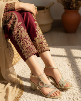 Golden Fancy Sandal