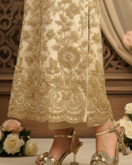 Golden Fancy Bridal Sandal