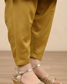 Golden Fancy Sandal For Women