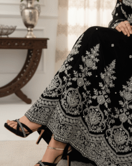 Black Fancy Bridal Sandal