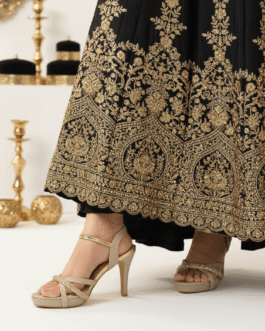 Golden Fancy Bridal Sandal