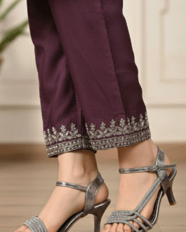 Grey Fancy Sandal For Ladies