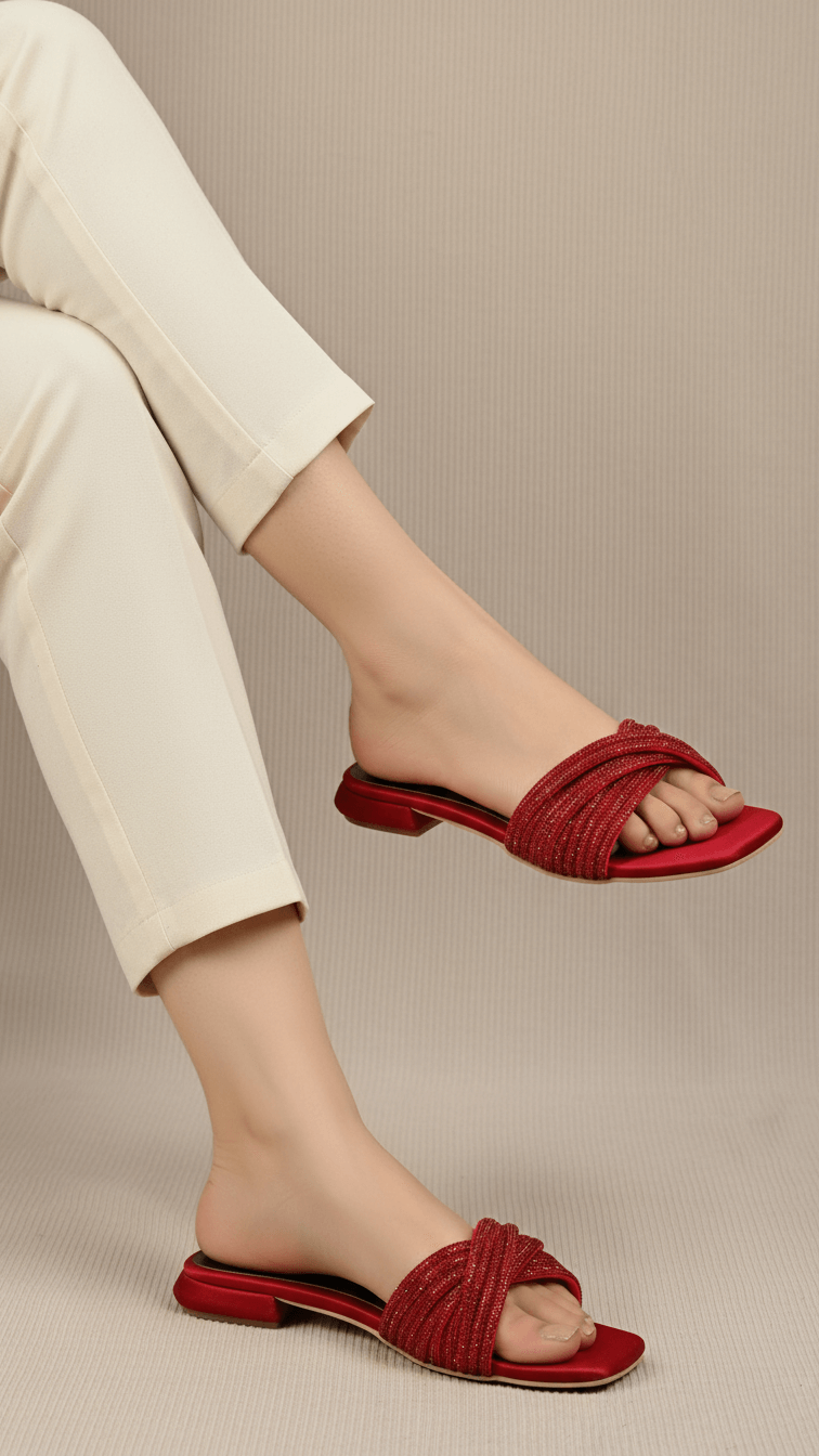 Red Fancy Slipper