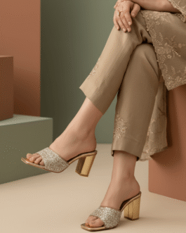Golden Fancy Slipper