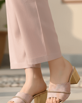Golden Fancy Slipper For Women