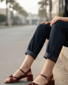 Maroon Formal Sandal