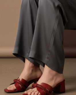Maroon Formal Slipper For Women
