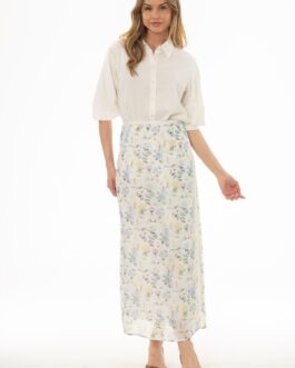 Floral Printed Wrap Skirt