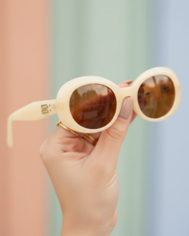 Cream Ladies Sunglasses