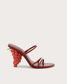 Grape Sandal - Crimson
