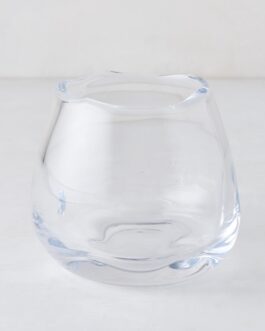 Small Mia Scissor-Cut Round Vase