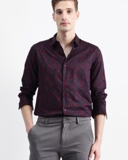 Full Sleeves Jacquard Shirt