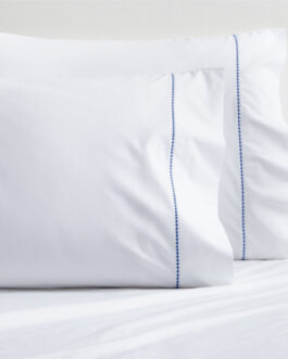Blue Diamond Percale Pillowcases Set of 2
